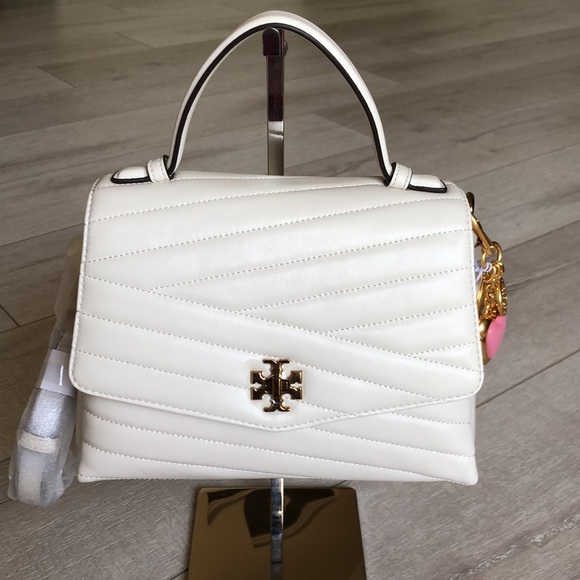 TORY BURCH KIRA CHEVRON TOPHANDLE SATCHEL - Picture 6 of 9